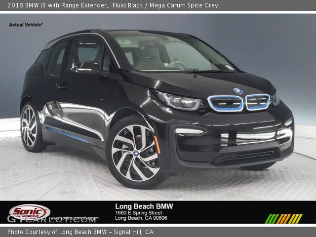 2018 BMW i3 with Range Extender in Fluid Black