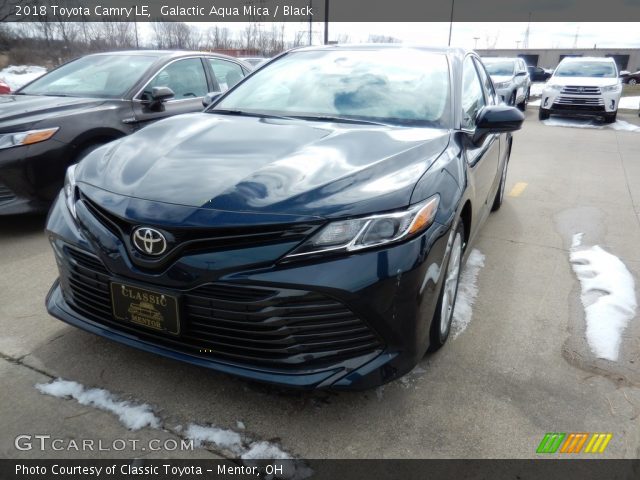 2018 Toyota Camry LE in Galactic Aqua Mica