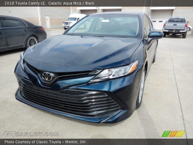 2018 Toyota Camry LE in Galactic Aqua Mica