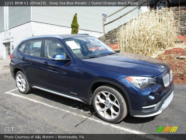 2015 BMW X1 xDrive28i in Deep Sea Blue Metallic