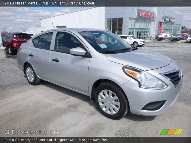 2018 Nissan Versa S Plus in Brilliant Silver