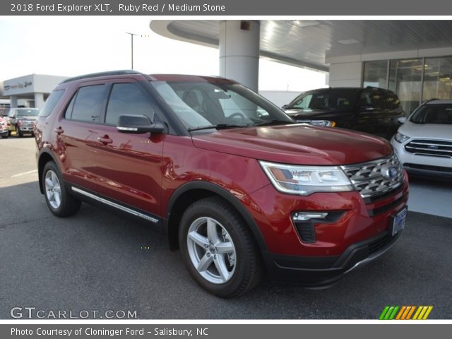 2018 Ford Explorer XLT in Ruby Red