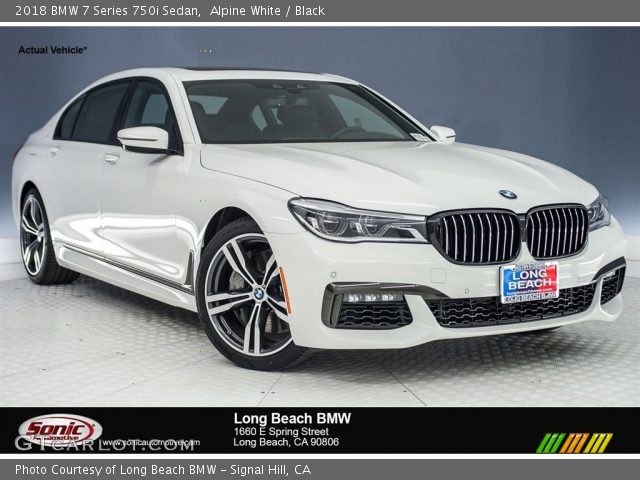 2018 BMW 7 Series 750i Sedan in Alpine White