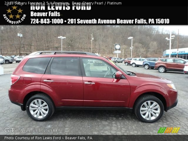 2013 Subaru Forester 2.5 X Premium in Deep Cherry Pearl