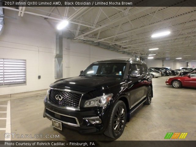 2017 Infiniti QX80 Limited AWD in Black Obsidian