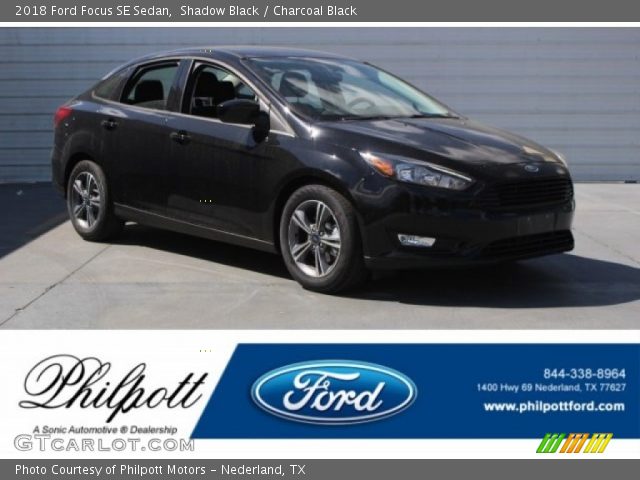 2018 Ford Focus SE Sedan in Shadow Black