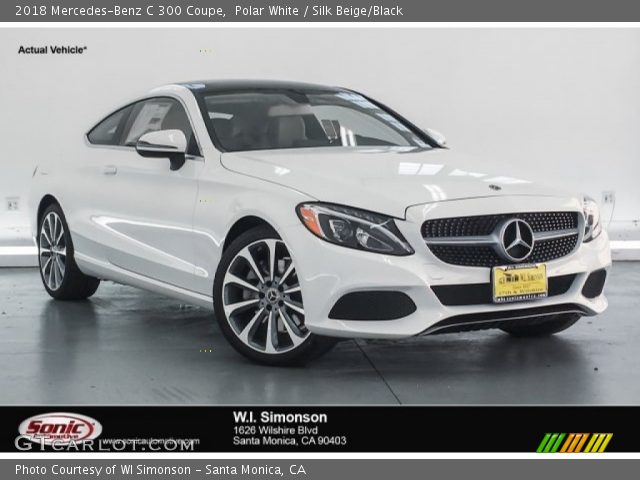 2018 Mercedes-Benz C 300 Coupe in Polar White
