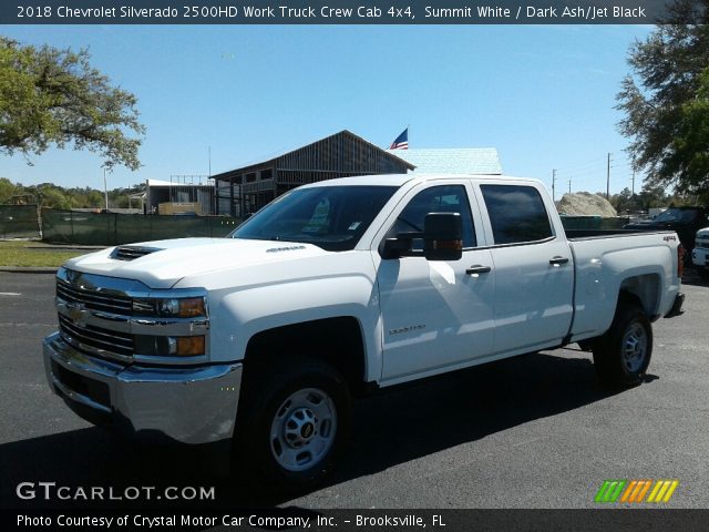 2018 Chevrolet Silverado 2500HD Work Truck Crew Cab 4x4 in Summit White