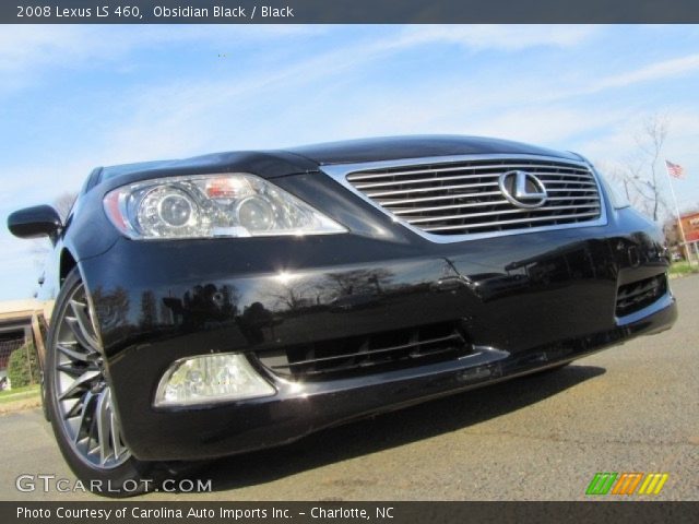 2008 Lexus LS 460 in Obsidian Black