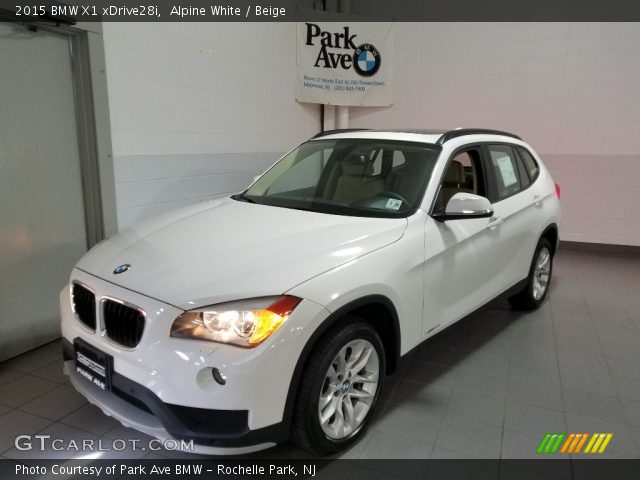 2015 BMW X1 xDrive28i in Alpine White