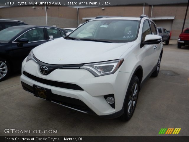 2018 Toyota RAV4 Limited AWD in Blizzard White Pearl