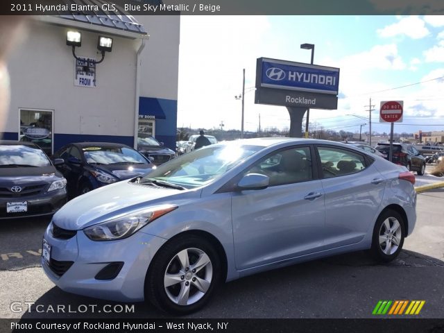 2011 Hyundai Elantra GLS in Blue Sky Metallic