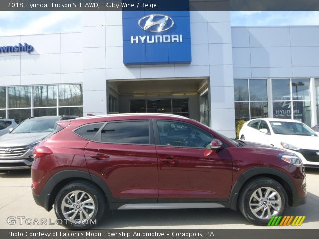 2018 Hyundai Tucson SEL AWD in Ruby Wine