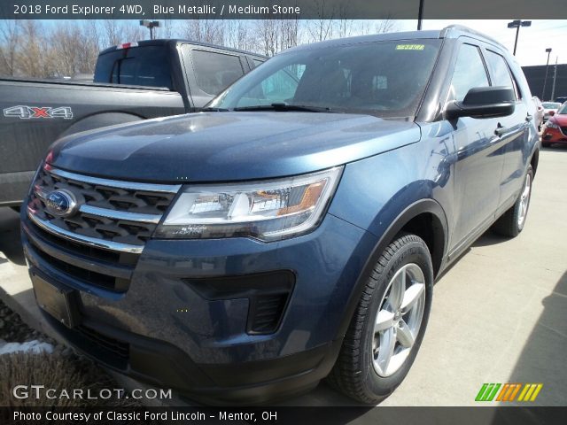 2018 Ford Explorer 4WD in Blue Metallic