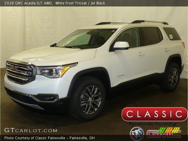 2018 GMC Acadia SLT AWD in White Frost Tricoat