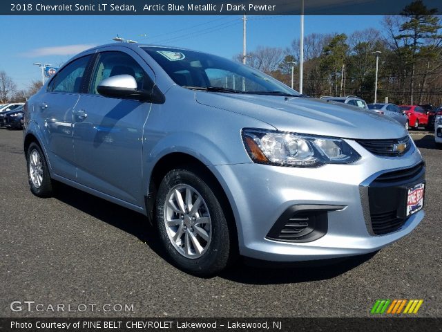 2018 Chevrolet Sonic LT Sedan in Arctic Blue Metallic