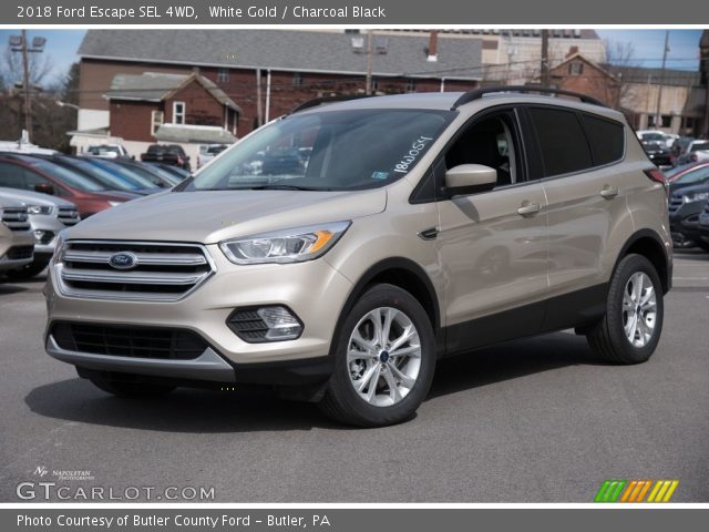 2018 Ford Escape SEL 4WD in White Gold
