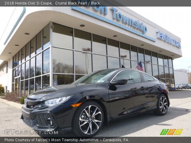 2018 Honda Civic Si Coupe in Crystal Black Pearl