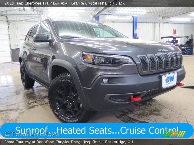 2019 Jeep Cherokee Trailhawk 4x4 in Granite Crystal Metallic