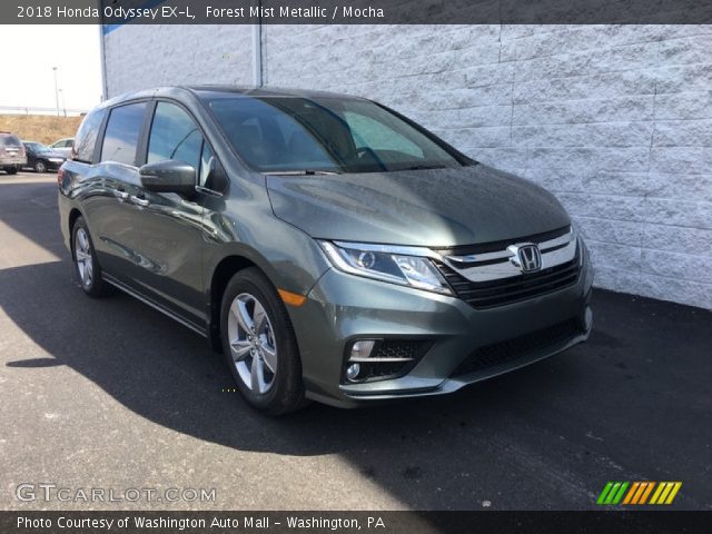 2018 Honda Odyssey EX-L in Forest Mist Metallic