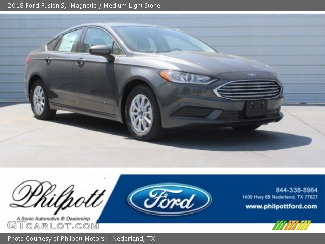 2018 Ford Fusion S in Magnetic