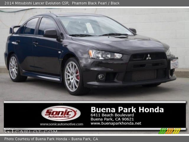 2014 Mitsubishi Lancer Evolution GSR in Phantom Black Pearl