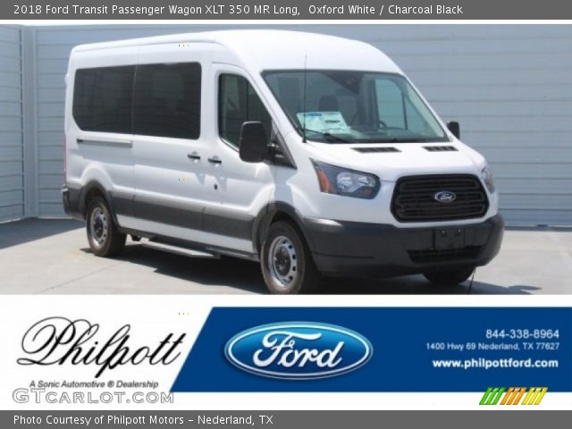 2018 Ford Transit Passenger Wagon XLT 350 MR Long in Oxford White