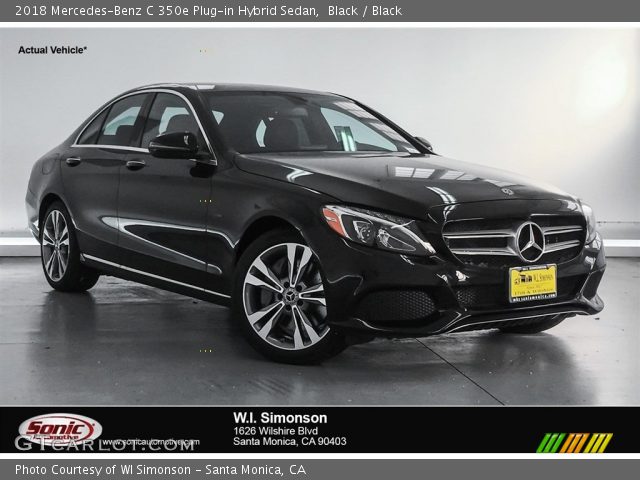 2018 Mercedes-Benz C 350e Plug-in Hybrid Sedan in Black