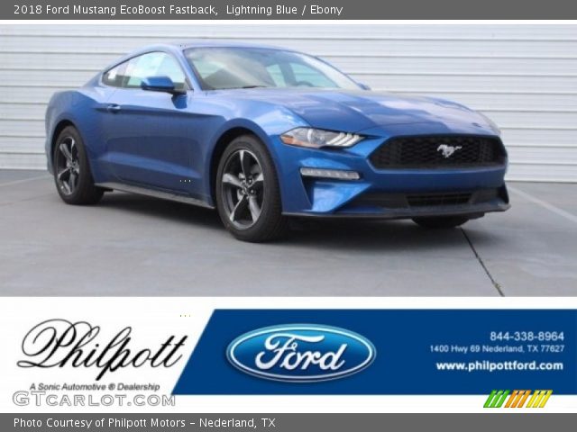 2018 Ford Mustang EcoBoost Fastback in Lightning Blue