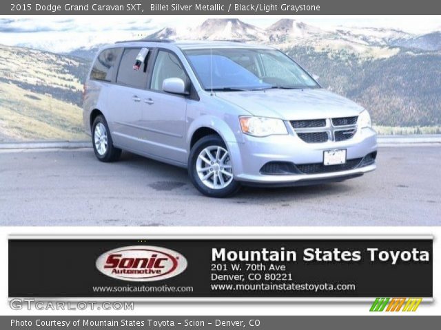 2015 Dodge Grand Caravan SXT in Billet Silver Metallic