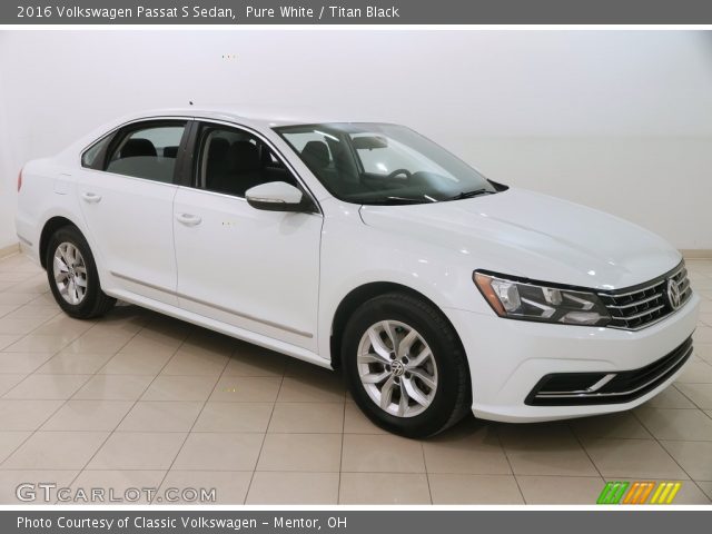 2016 Volkswagen Passat S Sedan in Pure White