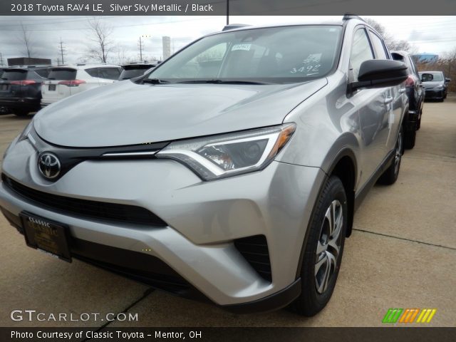 2018 Toyota RAV4 LE in Silver Sky Metallic