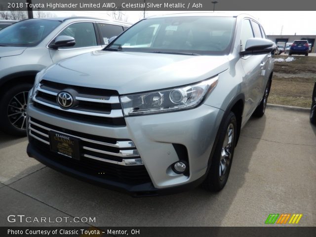 2018 Toyota Highlander Limited AWD in Celestial Silver Metallic