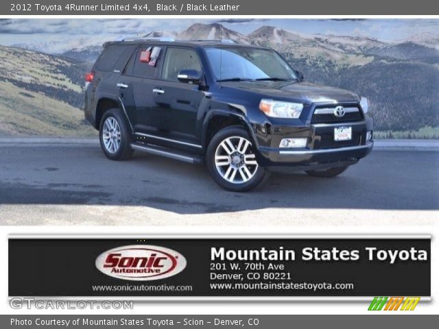 2012 Toyota 4Runner Limited 4x4 in Black