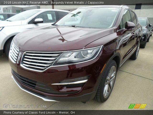 2018 Lincoln MKC Reserve AWD in Burgundy Velvet Metallic