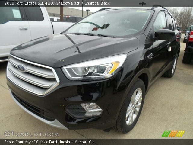 2018 Ford Escape SEL 4WD in Shadow Black