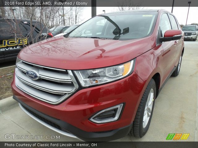 2018 Ford Edge SEL AWD in Ruby Red