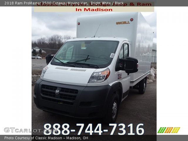 2018 Ram ProMaster 3500 Cutaway Moving Van in Bright White