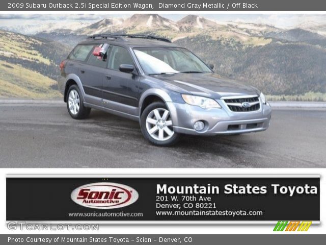 2009 Subaru Outback 2.5i Special Edition Wagon in Diamond Gray Metallic