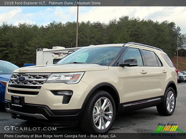 2018 Ford Explorer XLT in Platinum Dune