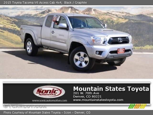 2015 Toyota Tacoma V6 Access Cab 4x4 in Black