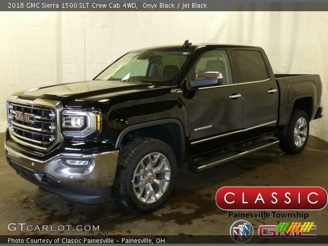 2018 GMC Sierra 1500 SLT Crew Cab 4WD in Onyx Black