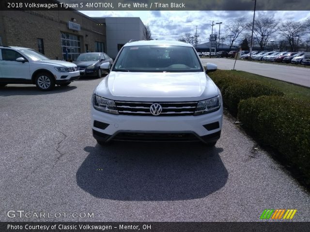 2018 Volkswagen Tiguan S 4MOTION in Pure White
