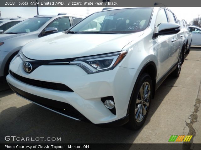 2018 Toyota RAV4 Limited AWD in Blizzard White Pearl