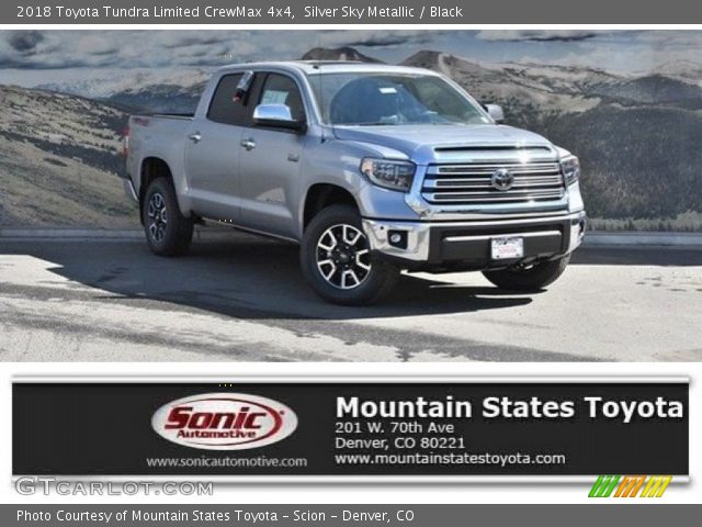 2018 Toyota Tundra Limited CrewMax 4x4 in Silver Sky Metallic