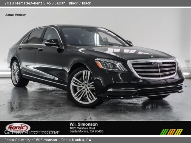 2018 Mercedes-Benz S 450 Sedan in Black