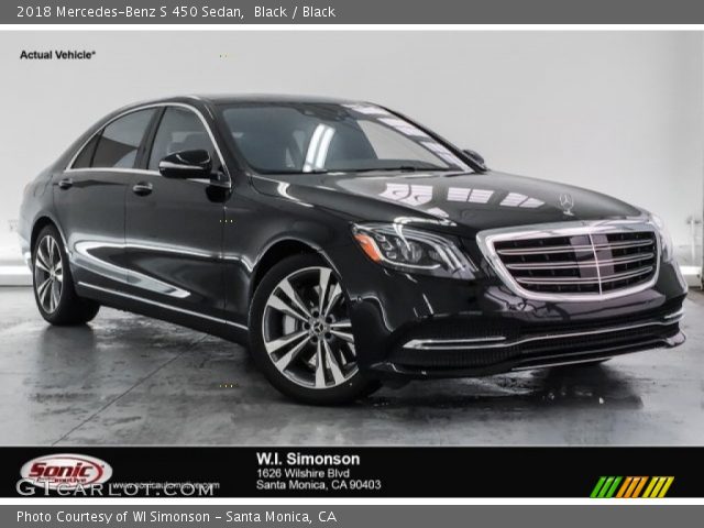 2018 Mercedes-Benz S 450 Sedan in Black