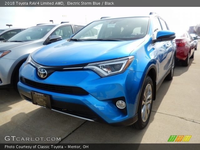 2018 Toyota RAV4 Limited AWD in Electric Storm Blue