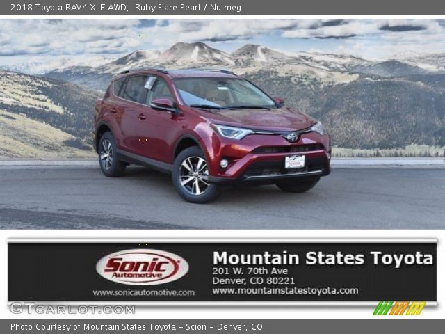 2018 Toyota RAV4 XLE AWD in Ruby Flare Pearl