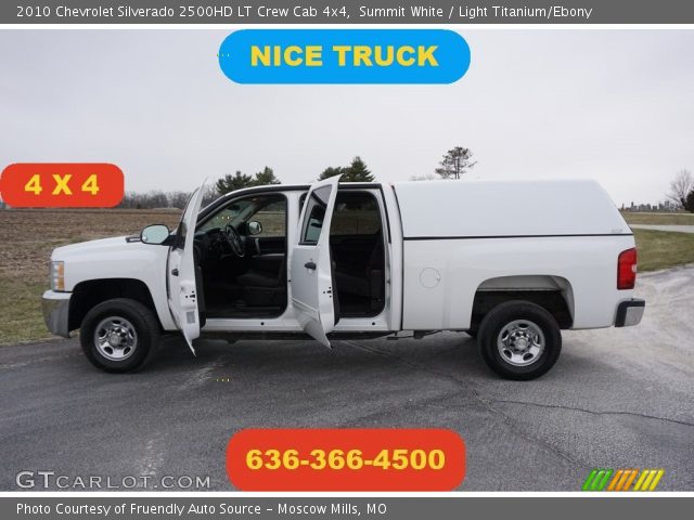 2010 Chevrolet Silverado 2500HD LT Crew Cab 4x4 in Summit White